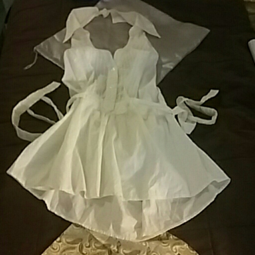 Ashley Stewart top wht